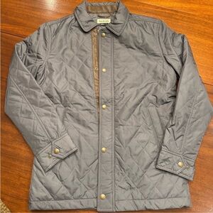 Tom Beckbe Men's Gray Quilted Jacket
